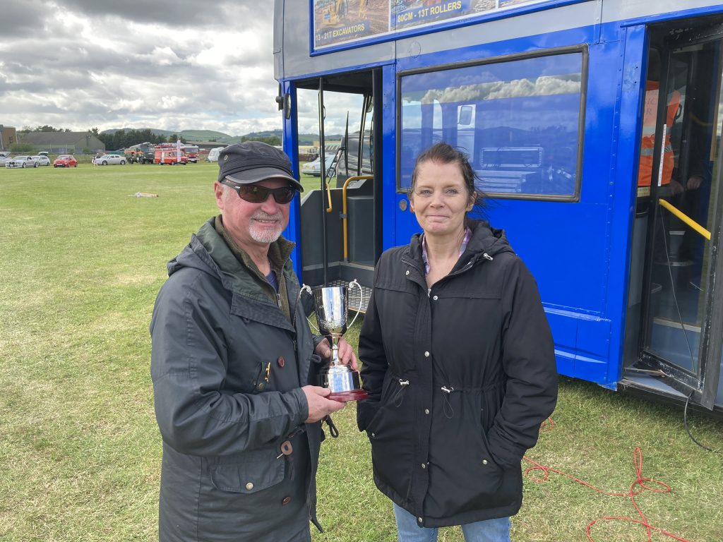 Presentation of Trophies 2022 Tayside Classic Car Club