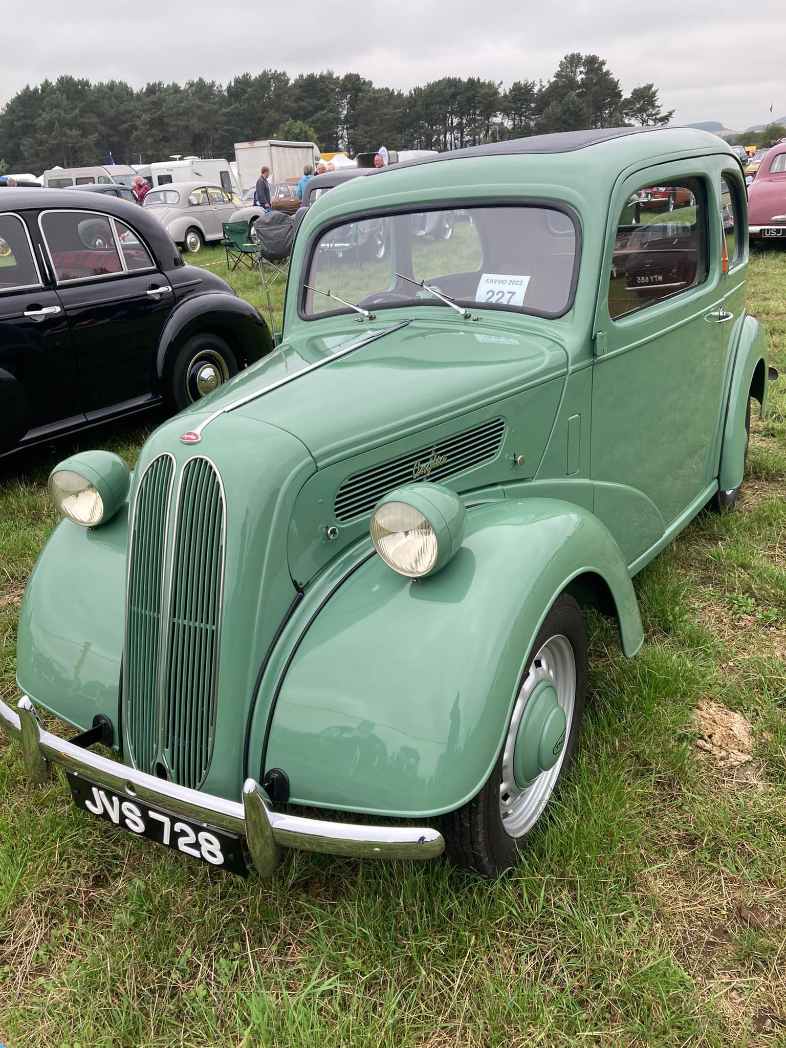 The Club attended Ladybank Car show Tayside Classic Car Club