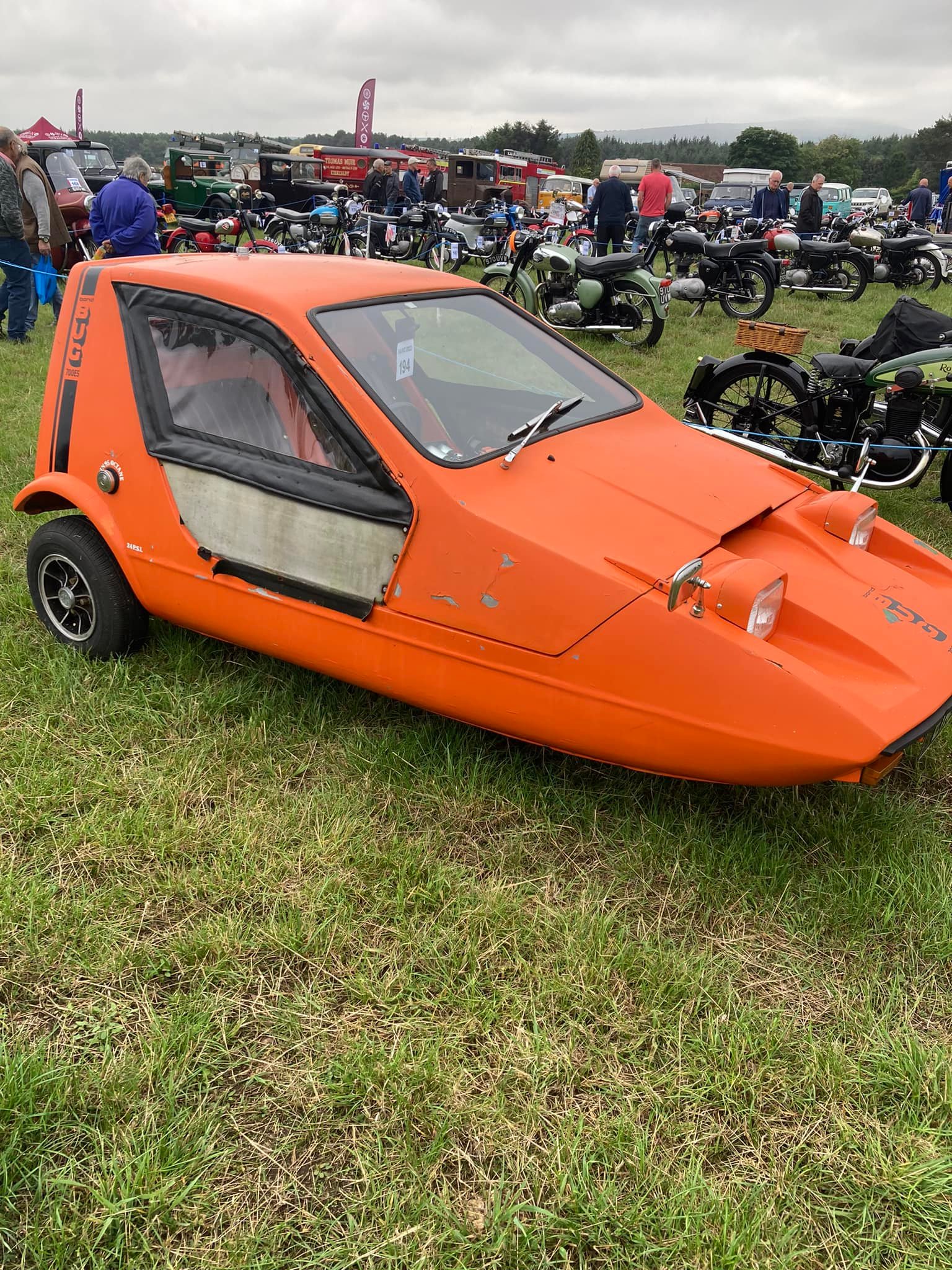 The Club attended Ladybank Car show Tayside Classic Car Club