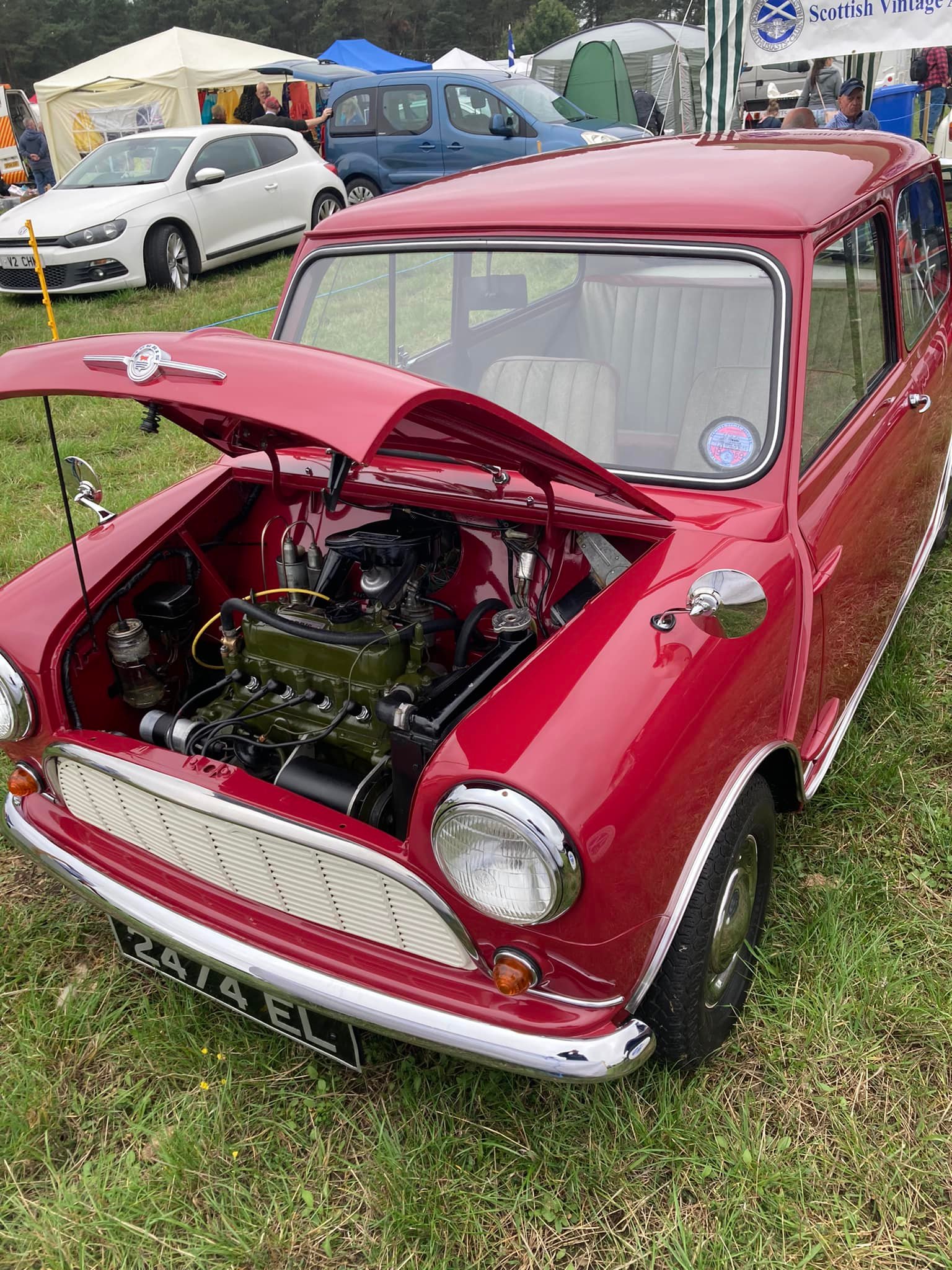 The Club attended Ladybank Car show Tayside Classic Car Club